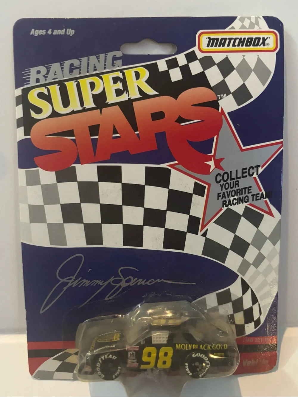 Matchbox Racing Super Stars Toy Packaging